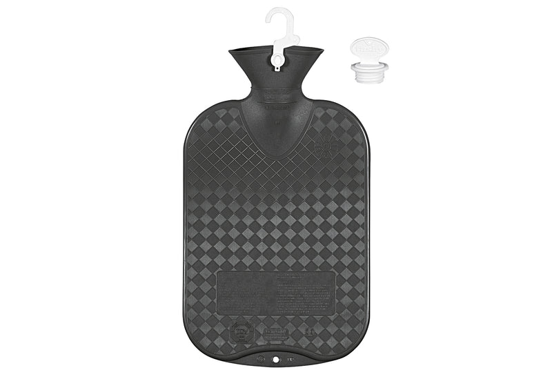 FASHY Wärmflasche Halblamelle 2 l anthrazit