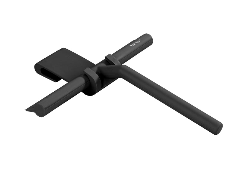 WENKO Bad und Duschabzieher Mola 21x24,5x4cm schwarz