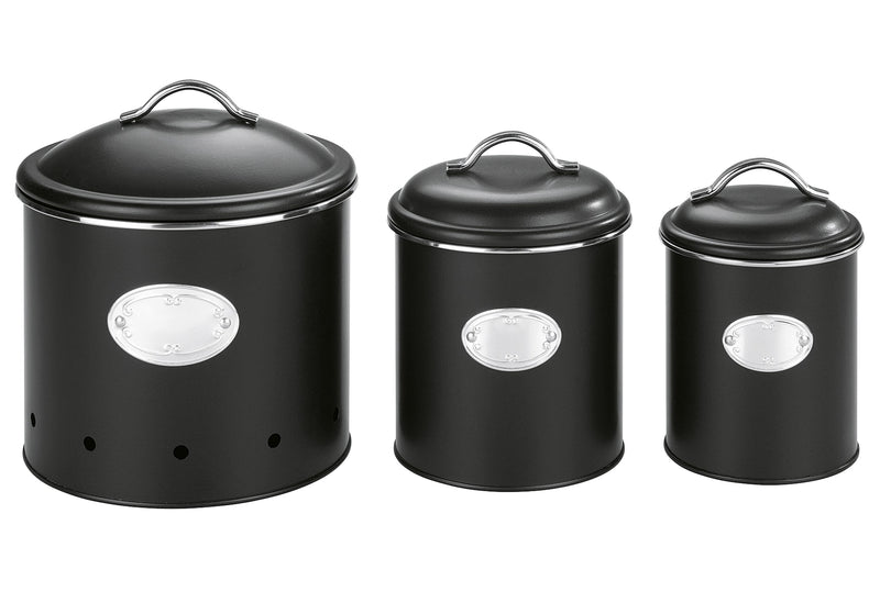 WENKO Aufbewahrungsdos Nero 4l schwarz