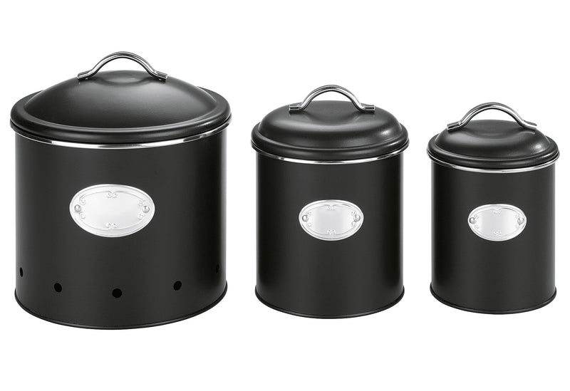 WENKO Aufbewahrungsdos Nero 4l schwarz