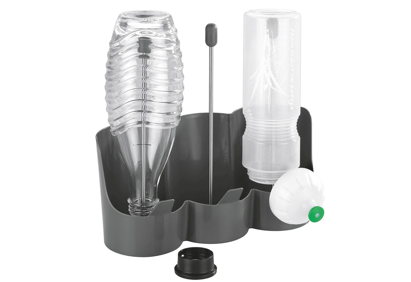 WENKO Flaschenhalter Filia für 3 Flaschen 29x27x12,5cm schwarz