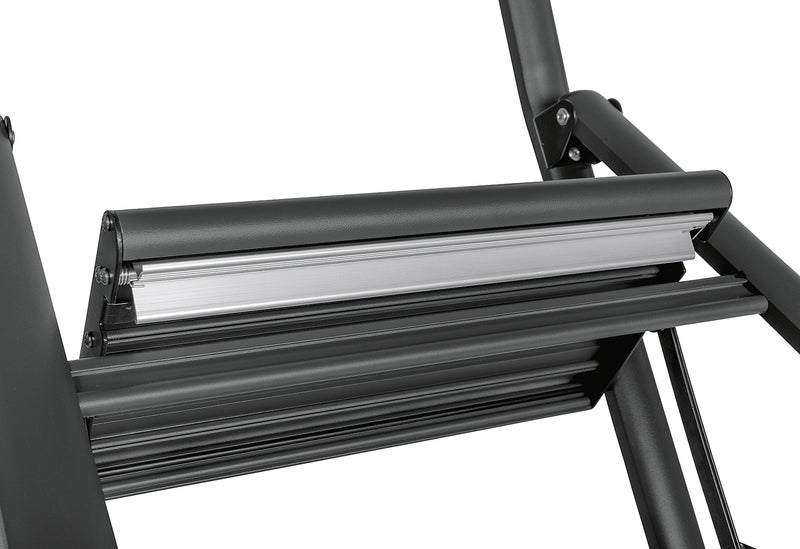 WENKO Alu-Klapptrittleiter Compact 2-stufig 45,5x91,5x6cm schwarz