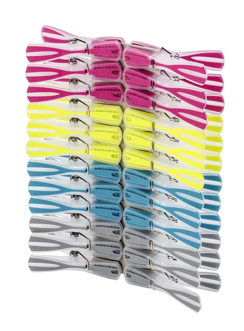 WENKO Wäscheklammern Arrow 24er Pack bunt