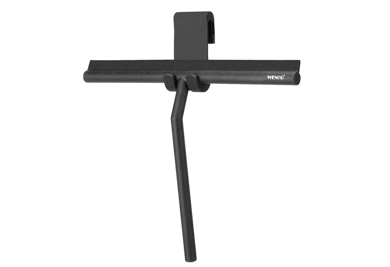 WENKO Duschkabinenabzieher Mola XXL 32x30x4,5cm schwarz