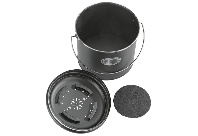 WENKO Komposteimer mit Aktivkohlefilter Nero 6l schwarz