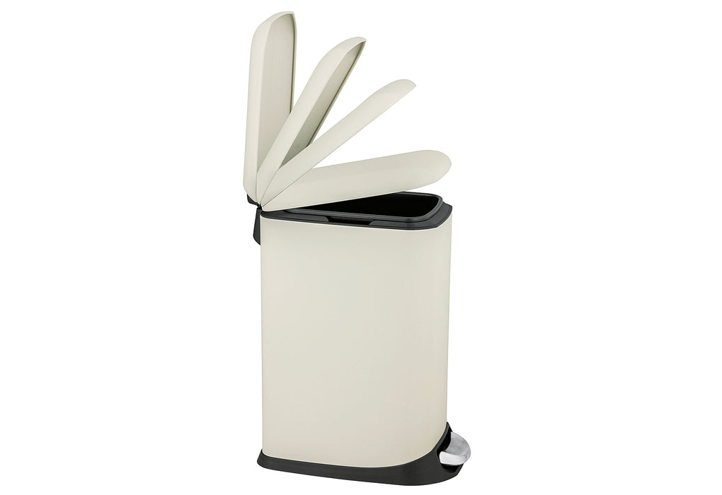 WENKO Treteimer Design Easy-Close 12l creme