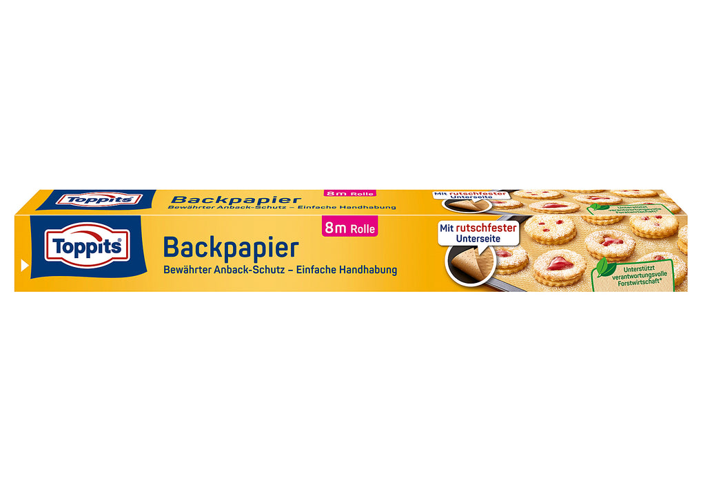 TOPPITS Backpapier Rutschfest 38cmx8m auf Rolle