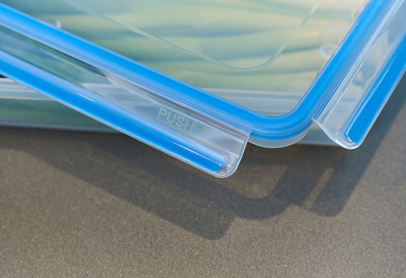 EMSA Frischhaltedose Clip & Close Kunststoff 2,6l transparent/blau