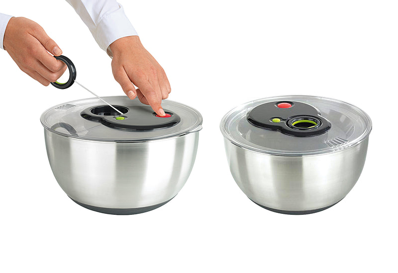 EMSA Salatschleuder Turboline 4,5 l Edelstahl