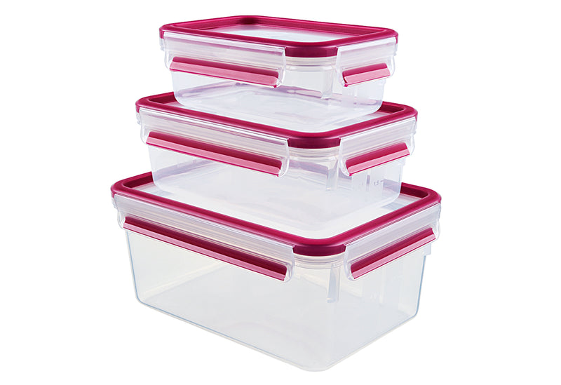 Clip&Close 2.0 3er Set 0,55/1,0/2,3 himbeere