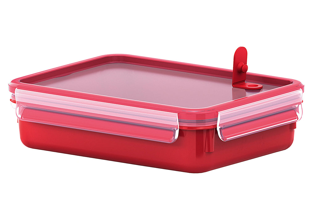 EMSA Mikrowellendose Clip&Micro 2.0 1,2 l 22,6x16,7x5,9cm rot