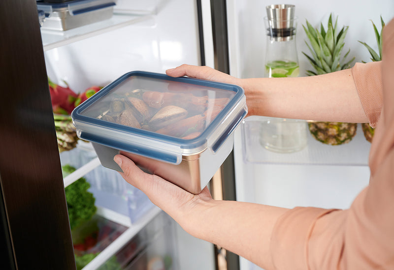 EMSA Frischhaltedose Clip & Close 2l eckig Edelstahl