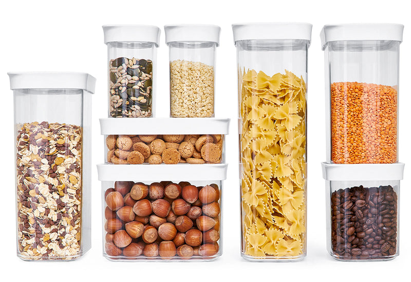 EMSA Trockenvorratsdose Optima 5er Set (0,45l / 2x1l / 1,6l / 2,2l)