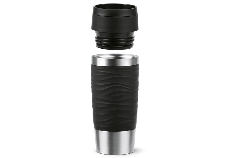 EMSA Isolierbecher Travel Mug Wave 0,36l schwarz