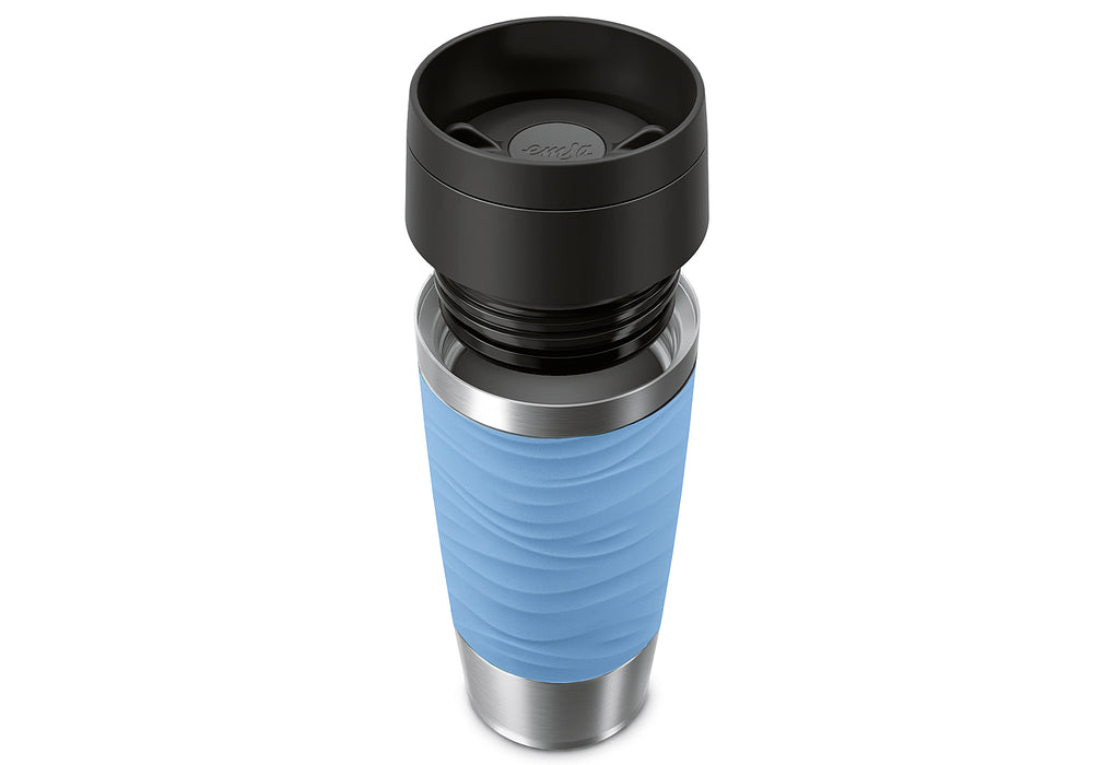 EMSA Isolierbecher Travel Mug Wave 0,36l pastellblau