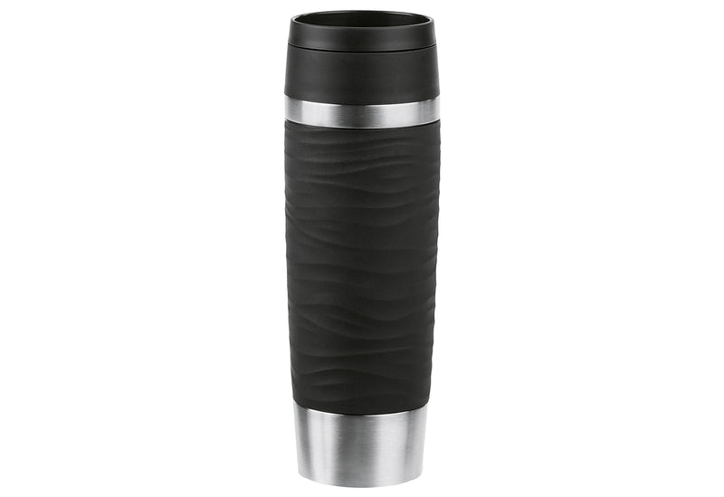 EMSA Isolierbecher Travel Mug Waves 0,5l schwarz