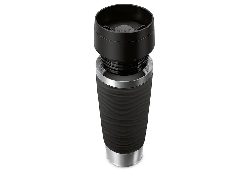 EMSA Isolierbecher Travel Mug Waves 0,5l schwarz
