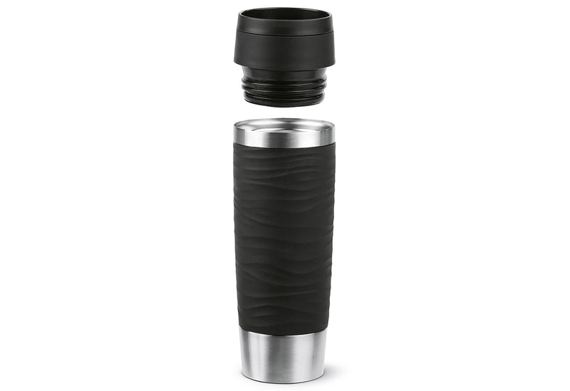 EMSA Isolierbecher Travel Mug Waves 0,5l schwarz
