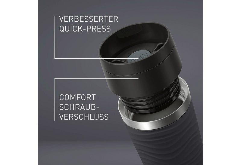 EMSA Isolierbecher Travel Mug Waves 0,5l schwarz