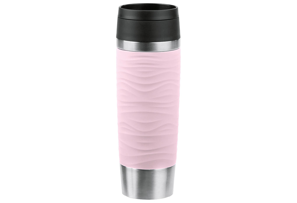 EMSA Isolierbecher Travel Mug Waves 0,5l pastellrosa