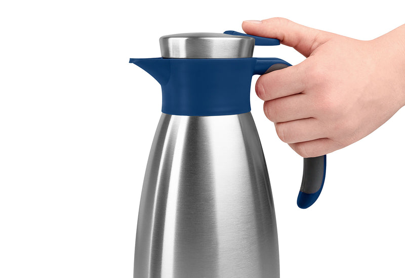 EMSA Isolierkanne Soft Grip 1l blau