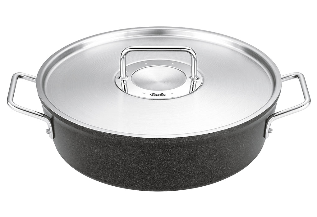 FISSLER Bratentopf Ø28cm Adamant® mit Metalldeckel