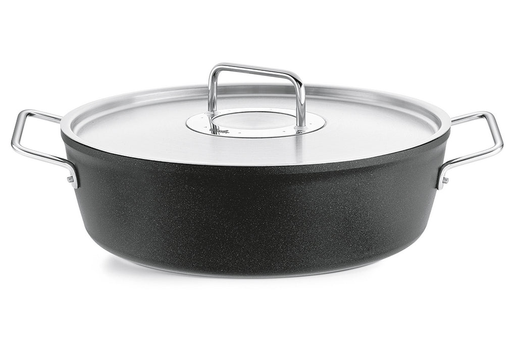 FISSLER Bratentopf Ø28cm Adamant® mit Metalldeckel