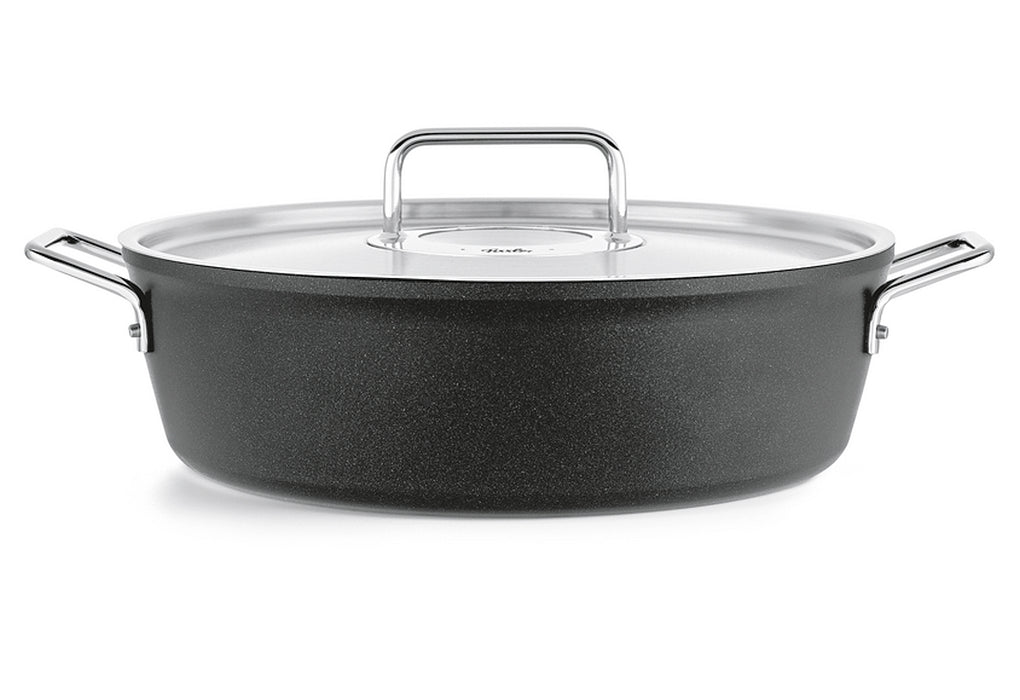 FISSLER Bratentopf Ø28cm Adamant® mit Metalldeckel