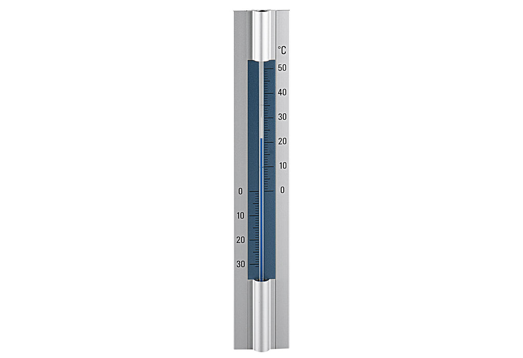 TFA Thermometer für Innen und Außen 30x5cm Aluminium