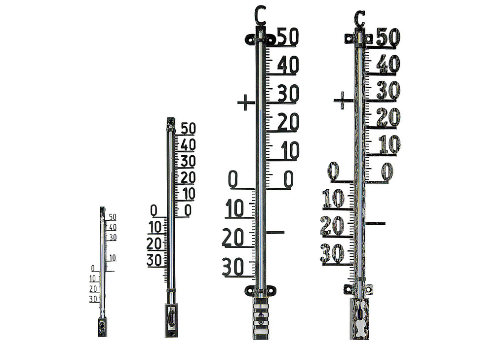 TFA Innen/Außenthermometer  Metall rostfrei 42cm