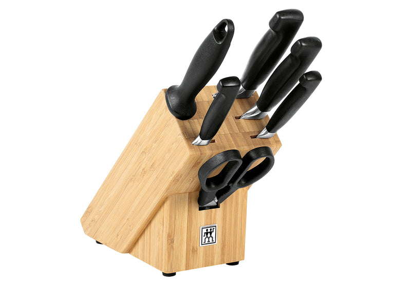 ZWILLING Messerblock mit 6 Messern Vier Sterne 7teilig
