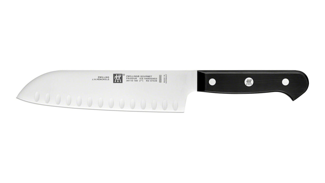 ZWILLING Santokumesser Gourmet mit Kullen 18cm