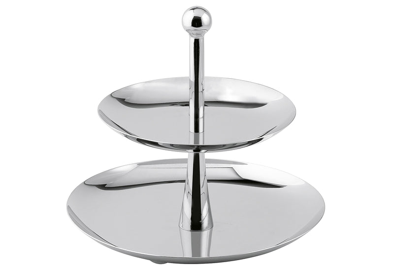 WEIS Etagere 2 stufig  H 23cm Edelstahl