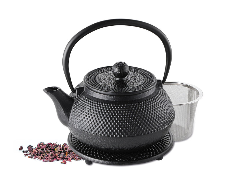 WEIS Teekanne 0,7l Gusseisen inklusive Untersetzer