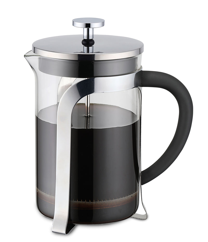 WEIS Pressfilterkanne 0,6l Borosilikatglas/Edelstahl