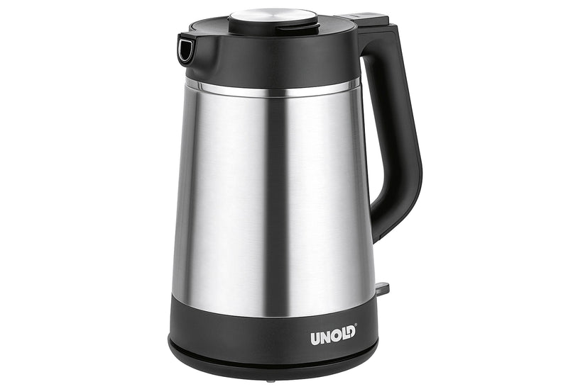 UNOLD Thermowasserkocher 1,5l schwarz/Edelstahl