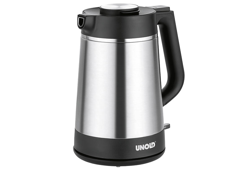 UNOLD Thermowasserkocher 1,5l schwarz/Edelstahl
