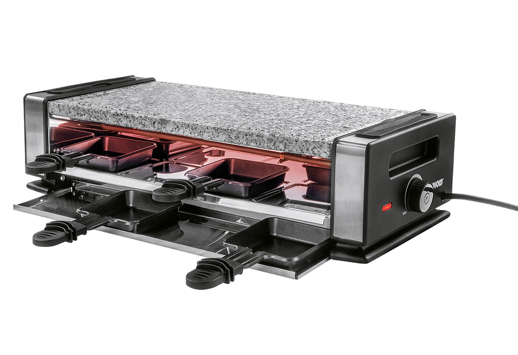 UNOLD Raclette Delice Basic 8 Personen 1200Watt schwarz/Edelstahl