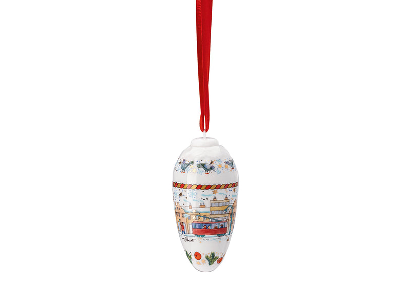 HUTSCHENREUTHER Weihnachtszapfen 2023 Porzellan