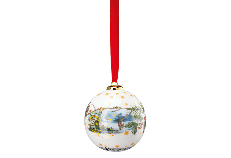 HUTSCHENREUTHER Porzellankugel 6cm Weihnachtslieder