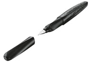 PELIKAN Füllhalter Twist® structure Rechts-+Linkshänder Feder M schwarz, ergonomischer Füllfederhalter in Schwarz