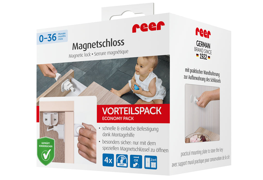 REER Magnetschloss Vorteilspack 4 Stück