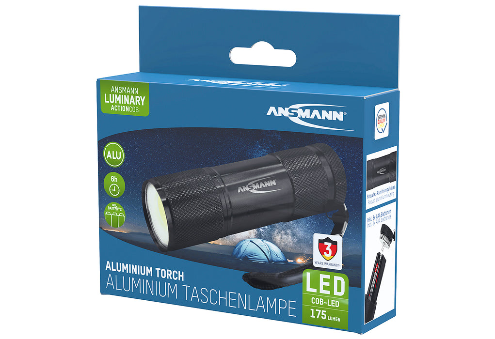 ANSMANN Taschenlampe Action COB LED