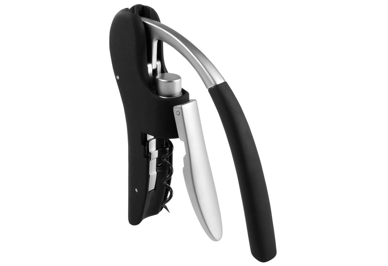 LEOPOLD Hebelkorkenzieher Mini Oktopus schwarz