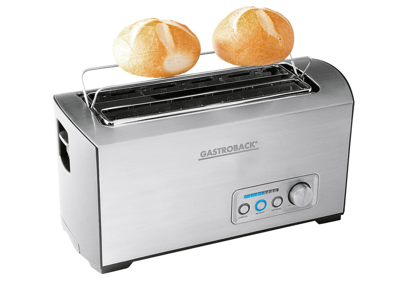 GASTROBACK 42398 4-Scheiben-Doppel-Langschlitz 1500 Watt Edelstahl