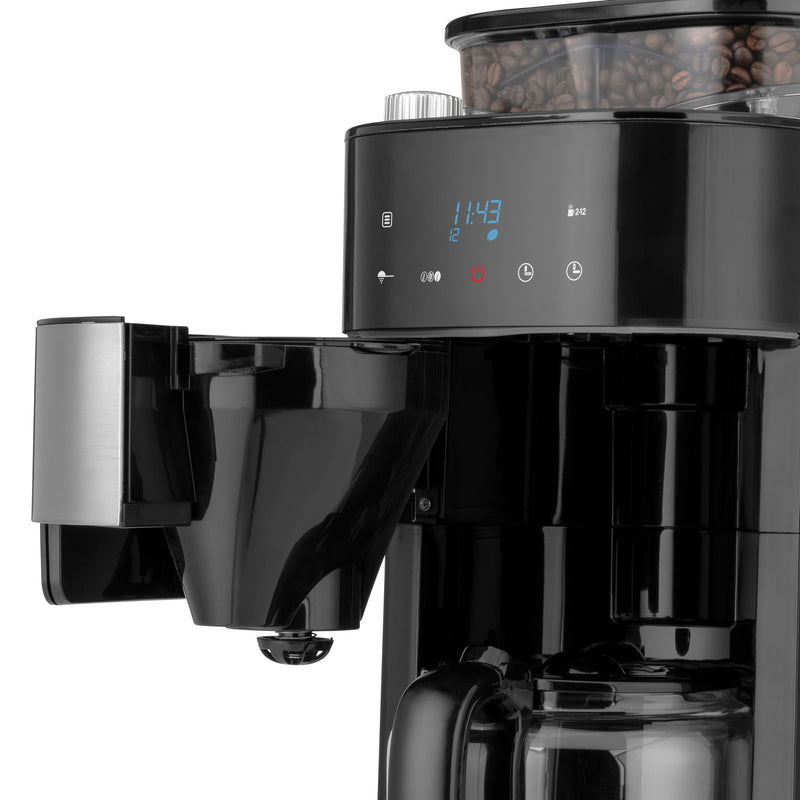 GASTROBACK 42711 Kaffeeautomat Grind&Brew Pro 12 Tassen 900Watt Edelstahl/schwarz