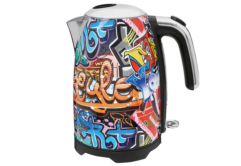 GUTFELS Wasserkocher in Graffiti-Style 1,7l Water 3010 G