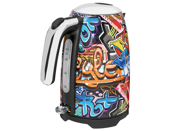 GUTFELS Wasserkocher in Graffiti-Style 1,7l Water 3010 G