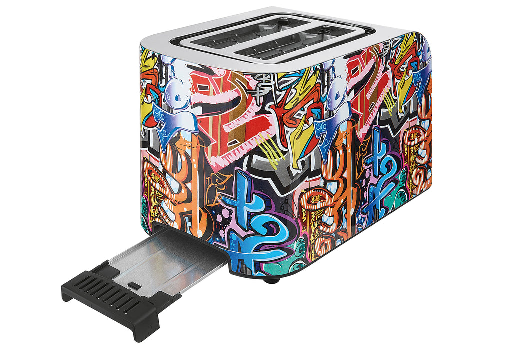 GUTFELS 2-Scheiben-Toaster in Graffiti-Style Toast 3010 G