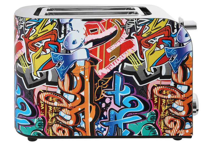GUTFELS 2-Scheiben-Toaster in Graffiti-Style Toast 3010 G